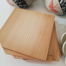 萬古焼 萬宝窯 大正浪漫 茶碗蒸し碗 5客セット 未使用品 [茶碗蒸碗 ジンジャーポット スプーン付き 和食器]_画像6