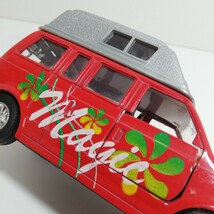 サニーサイド SS5404 シボレー アストロ キャンピングカー Magic ハンドペイント ミニカー 13.5cm [ジャンク品 プルバックカー ]_画像3