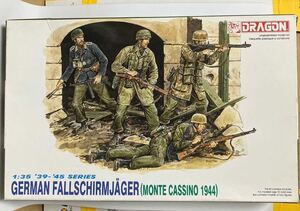 ドラゴン 1/35 ドイツ軍 降下猟兵 モンテカッシーノの戦い 1944 6005 WWⅡ 兵士 空挺部隊 プラモデル フィギュア FG42