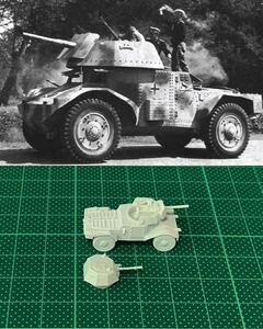 1/144 レジンキット WWII German PZ Spahwagen P204(f) /w 5cm KwK L/42 (option turret)