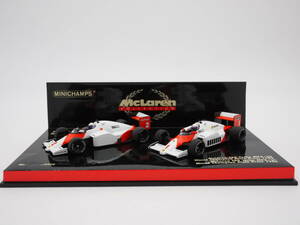 1:43 Minichamps ウマクラーレン MP4/2B & MP4/2C A.プロスト Prost WC ワールドチャンピオンセットMcLaren