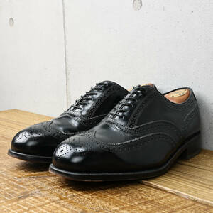 FLORSHEIMフローシャイム◆ウイングチップ レザーシューズ◆ブラック◆US9.5/27.5cm