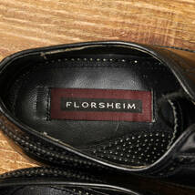 FLORSHEIMフローシャイム◆ウイングチップ レザーシューズ◆ブラック◆US8.5/26.5cm_画像6