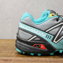 SALOMONサロモン◆SPEED CROSS 3◆グレー×ブルー◆Ws8.5/25.5cm_画像6