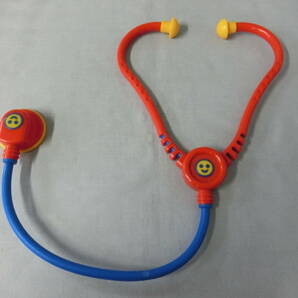 クライン社 お医者さんごっこセット おままごと ドイツ製 知育玩具 聴診器 はさみ 注射器 体温計 Klein 赤 ボーネルンドの画像9