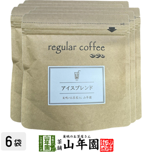 レギュラーコーヒー アイスブレンド 100g×6袋セット コーヒー豆