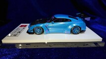 1/43 Axellworks MAKE UP EIDOLON M.Exclusive LB GT-R R35 Type1.5 2017 Azzro Pearl アクセルワークス メイクアップ アイドロン 検 1/18 _画像5