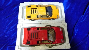 1/18 Autoart オートアート Lamborghini Countach LP400 LP500S Walter Wolf ランボルギーニ カウンタック 2台セット ウルフレーシング