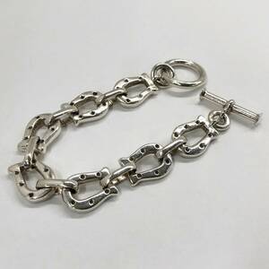 1441125B★ Subculture Jewelry　サブカルチャー　HORSE SHOE GOOD LUCK BRACELET　ブレスレット　キムタク私物着　sv950 木村拓哉 sc