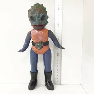 0665173G★ 【現状渡し】当時物 アマゾニア 仮面ライダー ソフビ 約25cm　ベルト　ブーツ　東映　石森プロ