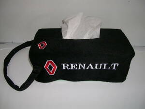 送料込み★ルノーRENAULT★ティッシュボックス、ケースカバーTissue Box Cover ★イタリアから購入★限定商品★