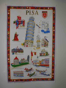 送料無料★品名→ピサの斜塔Pisa★イタリアのタペストリー★イタリアから購入★限定商品★希少★売り切れ次第終了★