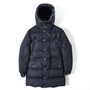 厳選 目玉 新着 新品 モンクレール MONCLER COMMERCY ダウン コート ロング丈 秋冬 メンズ ポリエステル 100% ネイビー 366387-4