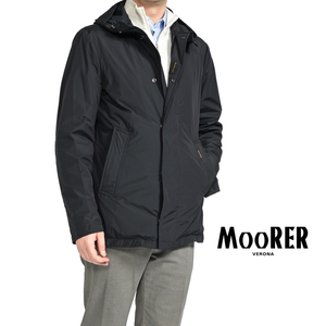 春夏 新入荷 新品 ムーレー MOORER COMTE-MS フーデッドブルゾン 秋 3シーズン メンズ ライトアウター ダークネイビー 398563