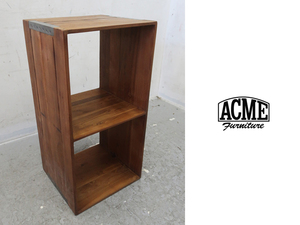 ■P960■展示品■ACME/アクメファニチャー■TROY OPEN SHELF S/トロイオープンシェルフ■チーク古材■2段■インダストリアル