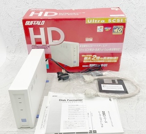 ★PC周辺機器☆BUFFALO バッファロー DSC-80G マッハSCSI40対応 HDD 外付けハードディスク 通電確認済 未使用品 