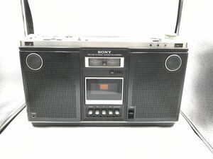 ジャンク品 SONY ソニー CF-6500 STEREO CASSETTE-CORDER ステレオサウンド AM/FM カセット 2バンド 昭和レトロ ラジカセ 昭和 レトロ
