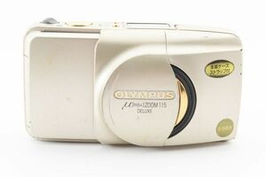 【ジャンク】Olympus オリンパス μ zoom 115 DELUXE コンパクトフィルムカメラ #291-3