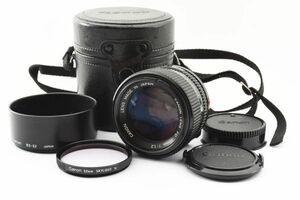 【実用美品】Canon キャノン new FD 50mm F1.2 MFレンズ FDマウント #104