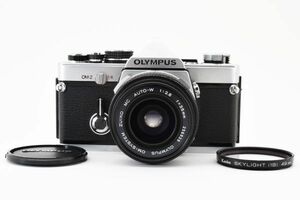 【実用外観美品】Olympus オリンパス OM-2 フィルム一眼 / OM-SYSTEM ZUIKO MC AUTO-W F2.8 35mm MFレンズ #347