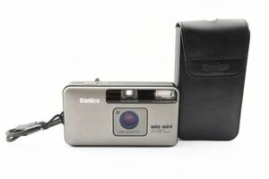 【実用品】Konica コニカ Big Mini ビッグミニ BM-201 グレー フィルムカメラ #155-2