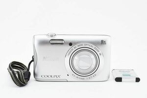 【光学極上品】Nikon ニコン COOLPIX クールピクス S3700 シルバー コンパクトデジタルカメラ #368-1
