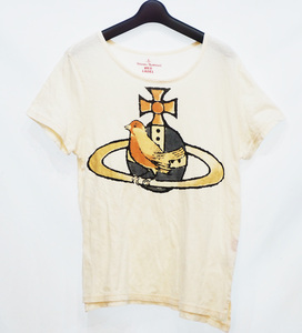 Vivienne Westwood RED LABEL オーブ＆小鳥 プリント カットソー ヴィヴィアンウエストウッド Tシャツ ORB バード