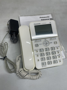 電話機 VE-GP34 パナソニック(Panasonic) ホワイト VE-GP34DL-Wの親機【即決可能】