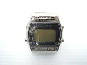 △SEIKO セイコー silver wave シルバーウェーブ A259-5090 デジタル アラームクロノグラフ 腕時計 動作未確認/管理2361A12-01260001