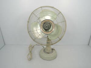 △現状品 SANYO サンヨー A.C. ELECTRIC FAN エレクトリックファン 扇風機 30cm 3枚羽根 レトロ 昭和 通電確認済み/管理2729A30-01260001