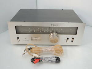 ☆現状品 TRIO トリオ AM-FM STEREO TUNEER ステレオチューナー KT-3300 SOLID STATE オーディオ機器 通電確認済み/管理3742B24-12270002