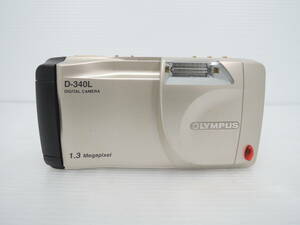 △OLYMPUS オリンパス コンパクトデジタルカメラ D-340L ゴールド 単三対応 デジカメ コンデジ 動作未確認/管理4115A11-01260001