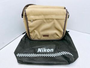 【美品】Nikon カメラケース カメラバッグ ショルダーバッグ ニコン カメラ付属品 アクセサリー レトロ 保管品 BAG かばん ソフトケース