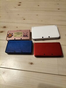 ニンテンドー3DS 3台 3DSLL 1台 合計4台まとめ売り。動作未確認ゴミジャンク品