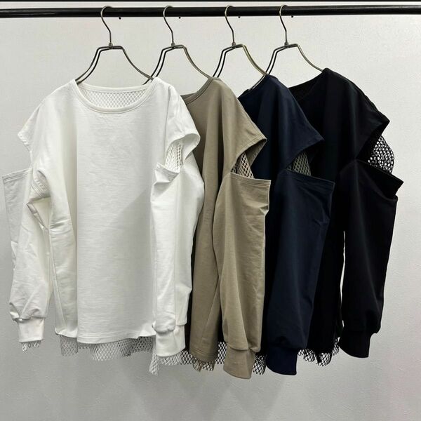 【RISLEY】Reversible mesh cut sew