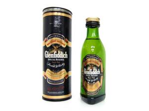 送料無料 未開栓 箱付き グレンフィディック ザ シングル モルト ミニボトル 50ml Glenfiddich SPECIAL RESERVE グリーンボトル