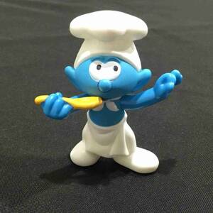 ( including in a package OK) Smurf shef Smurf Chef Smurf happy mi-ru toy figure 