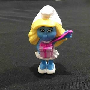 ( including in a package OK) Smurf Smurf .to happy mi-ru toy figure 