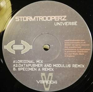 [試聴][12]BREAKBEAT　Universe / Datapusher & Modulus Remix / Specimen A Remix //Stormtrooperz[12]ブレイクビーツ45RPM高音質シングル