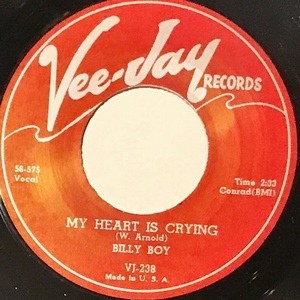 [試聴]リイシューBLUES45s　Billy Boy // My Heart Is Crying / Kissing At Midnight [EP]56575 R&B ブルース ロックンロール ロカビリー7