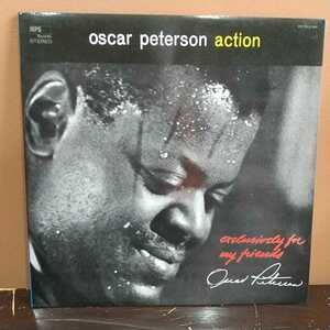 オスカー・ピーターソン OSCAR PETERSON/アクション ACTION 国内盤　コーティング　内溝