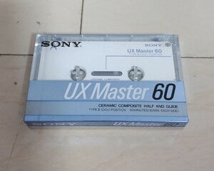 SONY ソニー UX Master 60分 UX-MST 60 カセットテープ 未開封 送料520円より