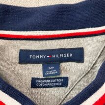 トミーヒルフィガー　ニット　セーター　刺繍ロゴ　無地　男女兼用　Sサイズ　グレー　Tommy hilfiger ユニセックス　フラッグロゴ_画像5