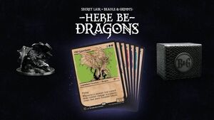 MTG HERE BE DRAGONS FOIL 新品未開封品