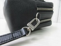 極美品 LOUIS VUITTON ルイヴィトン タイガ パヴェル アルドワーズ セカンドバッグ クラッチバッグ バッグ M31142 黒 メンズ 68390_画像7