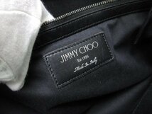 極美品 JIMMY CHOO ジミーチュウ クラッチバッグ セカンドバッグ 書類ケース バッグ クロコダイル型押しレザー 黒 A4収納可 メンズ 68681_画像9