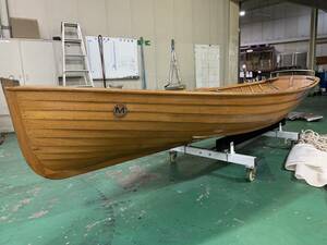 木製　ボート　全長3700mm　幅1130mm　中古　現状品