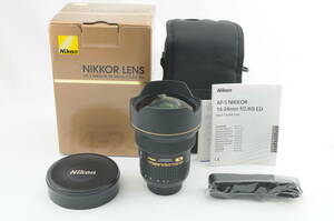 【美品】NIKON ニコン AF-S NIKKOR 14-24mm F2.8 G ED 外観光学共に超綺麗！ カビクモリ皆無！ 動作保証！ストラップ未使用！#832