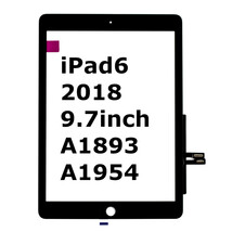 iPad6 第6世代 2018 9.7インチ A1893 A1954 ガラス パネル 黒 Sクラス タッチスクリーン交換 デジタイザ 修理 リペアパーツ 画面 割れ_画像1