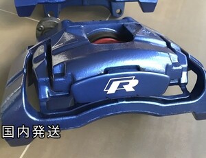 ★1枚増量!限定★VW R ブレーキ キャリパー 耐熱 ステッカー 7枚 白 ロゴ ◆剥がしやすい/劣化防止 車用 パーツ フォルクスワーゲン ゴルフ